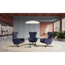 Fotel OTULI Uszak z Obrotowym Podnóżkiem – Komfort i Styl