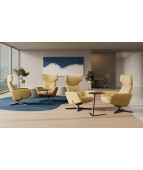 Podnóżek OTULI – stylowy i obrotowy podnóżek czarny