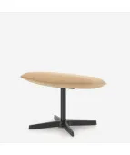 Podnóżek OTULI – stylowy i obrotowy podnóżek czarny