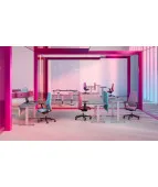 Biurko eUP Prime 2S regulowane z blatem Nowy Styl