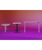 Biurko eUP Prime 2S regulowane z blatem Nowy Styl