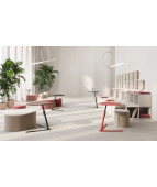 Stolik SEMU z blatem z melaminy, regulowany Nowy Styl