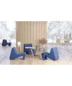 Stolik SEMU z blatem z melaminy Nowy Styl