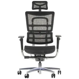 Fotel ergonomiczny ErgoNew S8 z regulacją i siatkowym oparciem