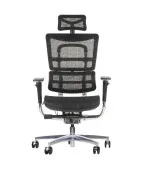 Fotel ergonomiczny ErgoNew S8 z regulacją i siatkowym oparciem