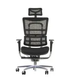 Fotel ergonomiczny ErgoNew S8 z regulacją i siatkowym oparciem