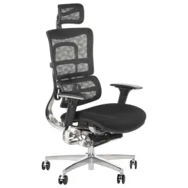 Fotel ergonomiczny ErgoNew S8 z regulacją i siatkowym oparciem