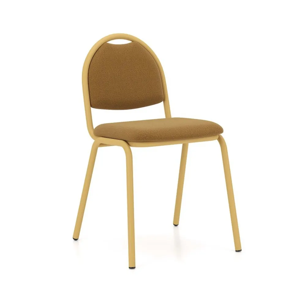 Krzesło konferencyjne ARIOSO – tapicerowane, metalowa rama