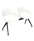 Ławka VOLPINO 2U 4L P do poczekalni plastikowa nowoczesna