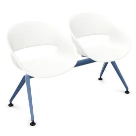 Ławka VOLPINO 2U 4L P do poczekalni plastikowa nowoczesna