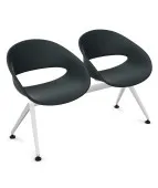 Ławka VOLPINO 2U 4L P do poczekalni plastikowa nowoczesna