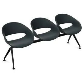 Ławka VOLPINO 3U 4L P do poczekalni plastikowa nowoczesna