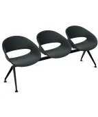 Ławka VOLPINO 3U 4L P do poczekalni plastikowa nowoczesna