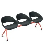 Ławka VOLPINO 3U 4L P do poczekalni plastikowa nowoczesna