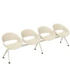 Ławka VOLPINO 4U 4L P do poczekalni plastikowa nowoczesna