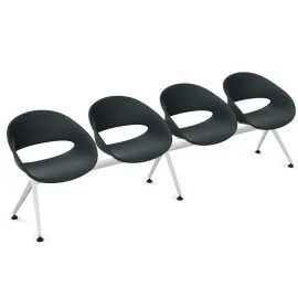 Ławka VOLPINO 4U 4L P do poczekalni plastikowa nowoczesna