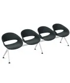 Ławka VOLPINO 4U 4L P do poczekalni plastikowa nowoczesna