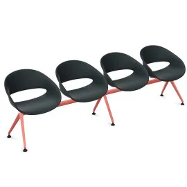 Ławka VOLPINO 4U 4L P do poczekalni plastikowa nowoczesna