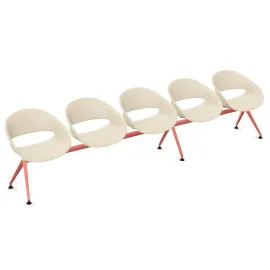 Ławka VOLPINO 5U 4L P do poczekalni na korytarz