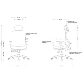 Fotel biurowy HIT PU Eko-skóra Unique – ergonomiczny