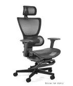 Ergonomiczny fotel biurowy ZENIT z podnóżkiem Unique