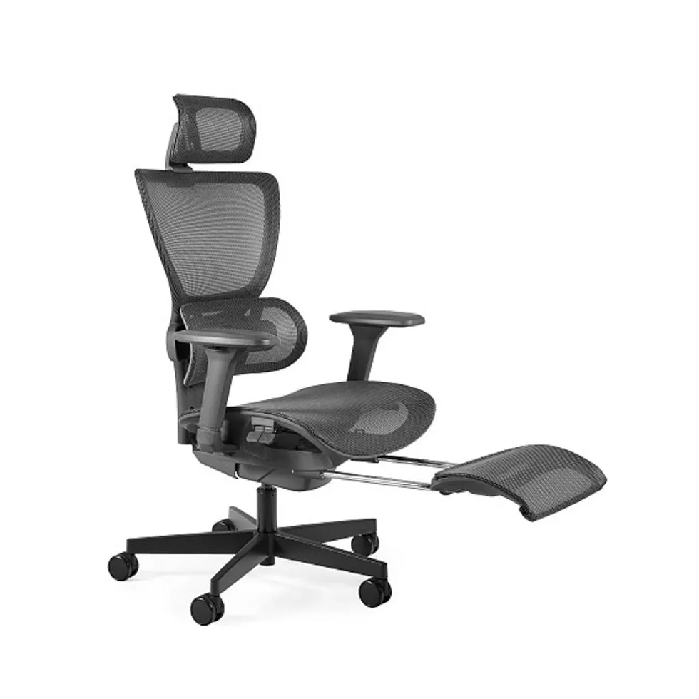 Ergonomiczny fotel biurowy ZENIT z podnóżkiem Unique