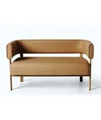 Nowoczesna sofa FRAME FM 322 – drewniany i tapicerowany