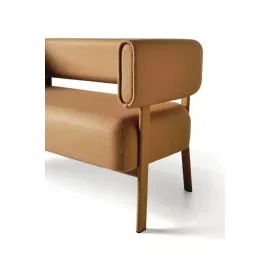 Nowoczesna sofa FRAME FM 322 – drewniany i tapicerowany