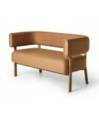 Nowoczesna sofa FRAME FM 322 – drewniany i tapicerowany