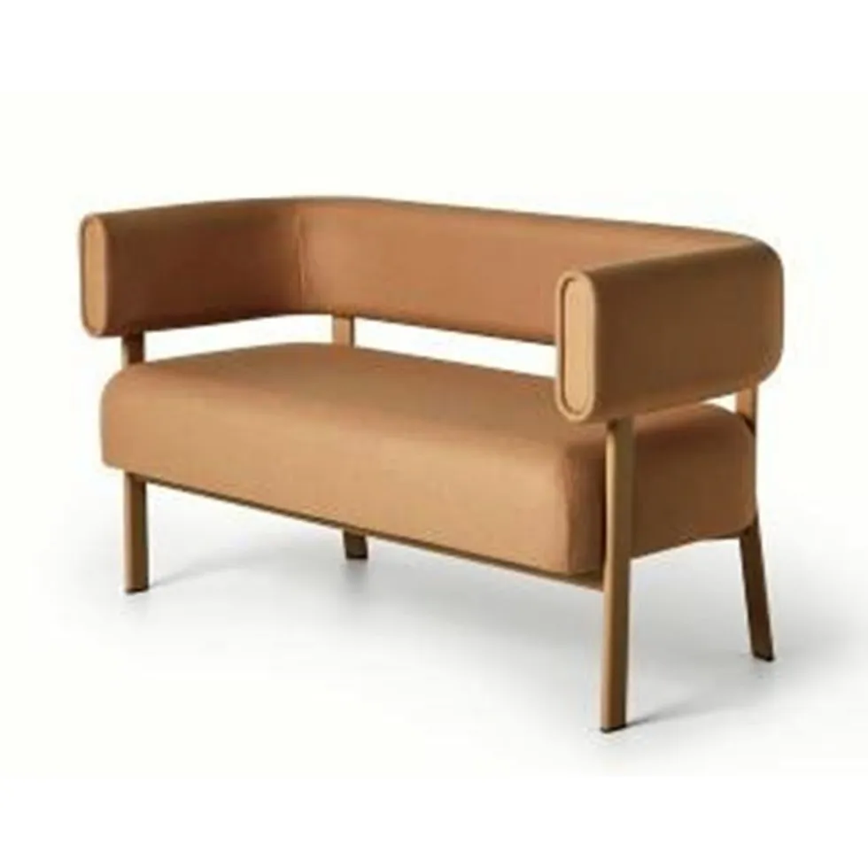 Nowoczesna sofa FRAME FM 322 – drewniany i tapicerowany
