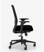 Krzesło obrotowe Elovie z siatkowym oparciem czarne