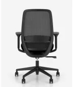 Krzesło obrotowe Elovie z siatkowym oparciem czarne