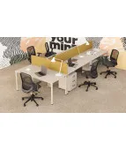 Krzesło obrotowe Vienna z siatkowym oparciem czarne