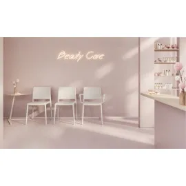 Krzesło plastikowe YUNI – krzesło na zewnątrz do ogródka