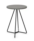 Stolik Tilkka X – Niski stolik kawowy na metalowej podstawie
