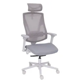 Nowoczesny fotel gabinetowy FUTURA 4S Plus Grey z regulacją 3D