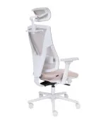 Nowoczesny fotel gabinetowy FUTURA 4S Plus Grey z regulacją 3D