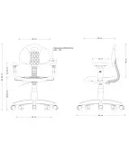Ergonomiczne Krzesło Laboratoryjne GORION R Unique