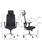 Krzesło ergonomiczne XELO F – obrotowe biurowe Stema