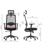 Ergonomiczne krzesło biurowe WISTER Stema