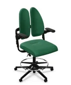 Ergonomiczne krzesło kontuarowe XENIUM DUO-BACK Nowy Styl