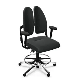 Ergonomiczne krzesło kontuarowe XENIUM DUO-BACK Nowy Styl