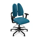 Ergonomiczne krzesło kontuarowe XENIUM DUO-BACK Nowy Styl