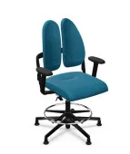 Ergonomiczne krzesło kontuarowe XENIUM DUO-BACK Nowy Styl