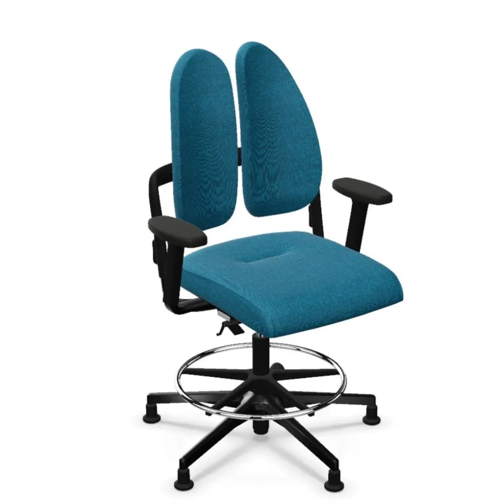 Ergonomiczne krzesło kontuarowe XENIUM DUO-BACK Nowy Styl