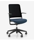 Krzesło WithME MESH Black – ergonomiczne obrotowe