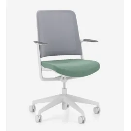 Krzesło WithME MESH Grey – nowoczesne obrotowe Nowy Styl