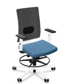 Wysokie krzesło kontuarowe NAVIGO MESH Nowy Styl