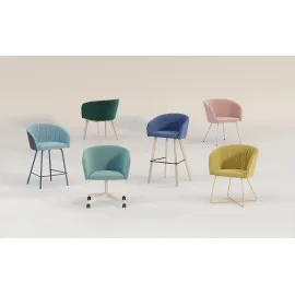 Fotel obrotowy NAUDU CO WAVY – nowoczesny fotel gabinetowy