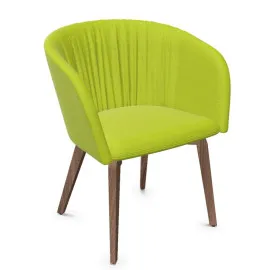 Drewniany fotel konferencyjny NAUDU 4L LGW WAVY Nowy Styl